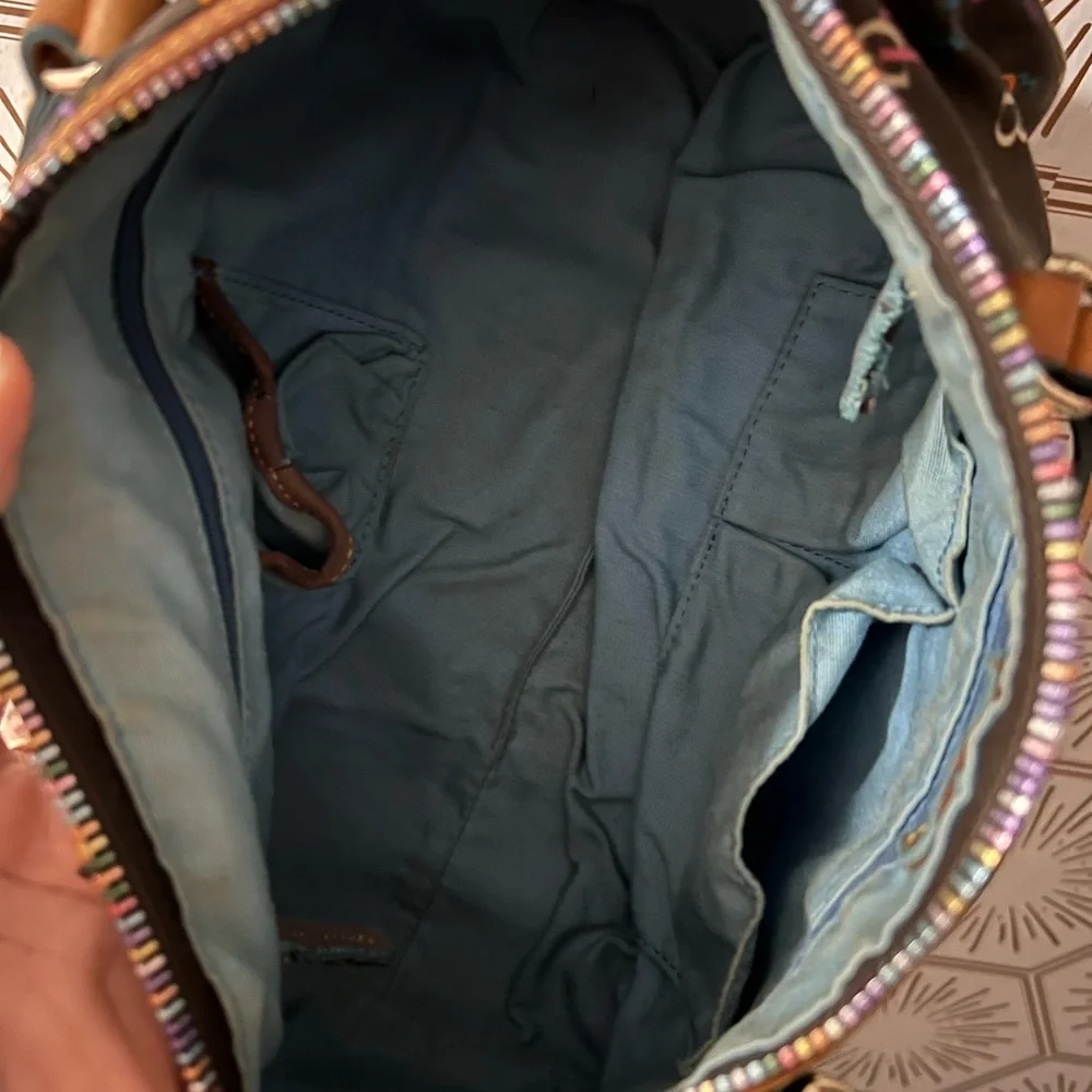 Dooney & Bourke Multicolor Monogram Shoulder Bag - Picture 5 of 6